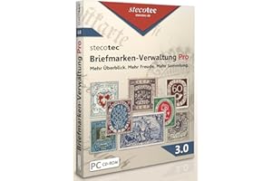 Briefmarken Software - Stecotec Briefmarken-Verwaltung Pro - Philatelie-Programm f. Sammler - Katalog - Datenbank