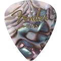 Fender 351 Classic Celluloid Picks 12-Pack (Couleurs assorties) Abalone (Heavy) - Lot de 12 médiators