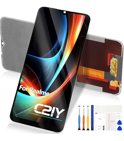 6.5 "Per Oppo Realme C21Y LCD RMX3261 RMX3263 Display Con Cornice - Foto 5