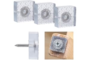 ANYUAN BOY 20PCS patins antidérapants en caoutchouc de,Patins Protection Pied Jambe Meubles forme carrée pour chaise, canapé, Patin de chaise carrés pour réduire le bruit