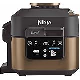 Ninja Speedi Pentola Elettrica Rapida 10 in 1, Friggitrice ad Aria, 5,7 l, Pasti per 4 in 15 Minuti, Frittura ad Aria e Cottu