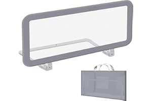 YIKANWEN Przenośna kratka ochronna do łóżka dla dzieci (150 cm)