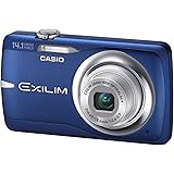Casio EXILIM EX-Z550 BE Digitalkamera (14 Megapixel, 4-Fach Opt. Zoom, 6,9 cm Display, Bildstabilisator) blau