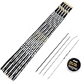 Goture Telescopic Fishing Pole, Ultralight Telescopic Fishing Rod, Travel Fishing Rod, Tenkara Fishing Rod, 1 Piece Carbon Fiber Inshore Stream Trout Bass Crappie Carp Fishing Pole