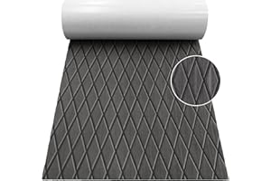 Hzkaicun 190x35/70cm Almohadilla de Espuma EVA para Pisos de Barcos Alfombrilla para Pisos Marinos de Teca sintética Antideslizante con patrón de Rombos para Yates, lanchas motoras, RV, Yates