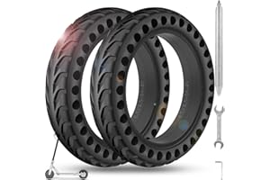 BANGTING 8,5 Pollici Ruota Monopattino Elettrico, 8 1/2 x 2 Ruote Monopattino Gomme Piene, 50/75-6.1 Pneumatico di Ricambio per Xiaomi Pro 2 / M365 / M365 Pro / 1S / 3/3 Lite/Essential