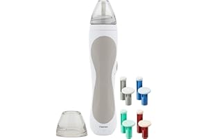 PMD BEAUTY PMD Personal Microderm Pro – Mikrodermabrasion mit Kit für Gesicht und Körper – Peelingkristalle – Hohe und niedrige Geschwindigkeit – Taupe