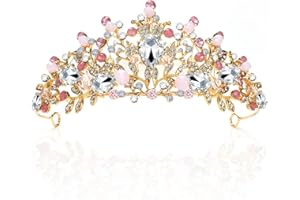Corona Regina,Corona Principessa Bambina Diadema,Rairsky Corona Tiara Regina diadema di Cristallo Pettine per Sposa Principessa Donna Bambina Coroncina Pageants Parti Compleanno Corona Tiara