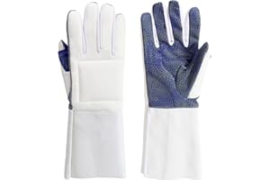 ‎LEONARK LEONARK Gepolsterte Fechthandschuhe für Folien-Epee und Säbel – Lederhandschuh für Zäune, Match- und Kampfübungen – 1 Packung