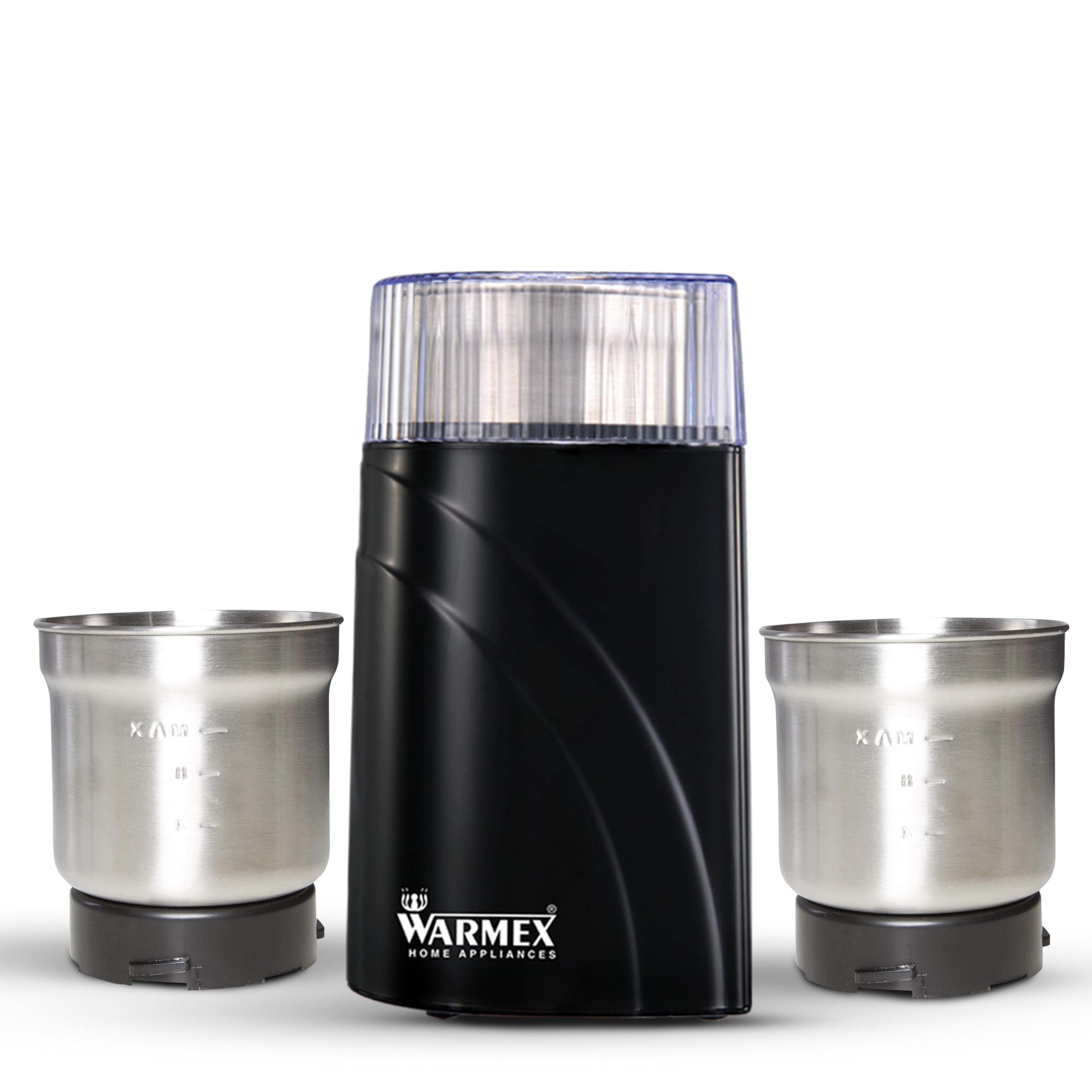 WARMEX HOME APPLIANCES Dry & Wet Mixer Grinder Review: 200W Stainless Steel Grinder with Safety Lock System and Transparent Window Lid for Spices, Fruits & Vegetables