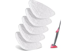 XIANGBIN 5 Pack Coperture di Ricambio per Pulitori a Vapore Compatibili con Vapore Vileda 100 Hot Spray Mop,In Microfibra Lavabile Pulizia Panni durevole e perfetta vestibilità.