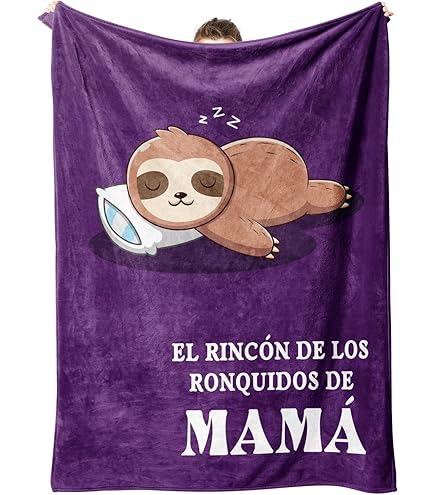 Manta De Perezoso Personalizada Para Regalo Para El Día De La