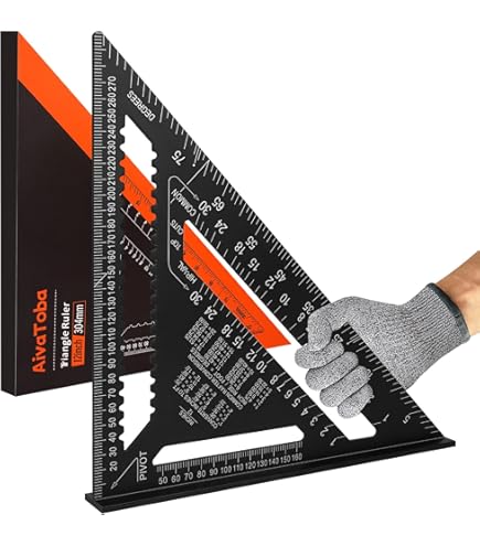 QWORK® houten afschrijfgereedschap voor twee doeleinden voor