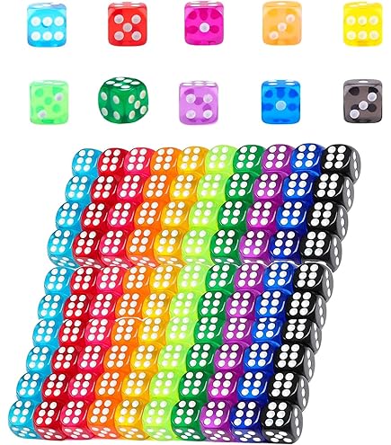 Dés à 10 Faces Multicolores Lot De 35 Dés Polyédriques SIQUK - 10