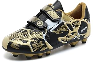 BAODLE Scarpe da Calcio Ragazzi FG/AG Professionale All'aperto Calcio da Scarpe Ragazzo TF Allenamento Bambini Teenage Spike