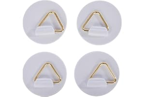 Glorex 6 1716 700 Uchwyt ścienny na talerze, naklejka, ok. 40 mm, zestaw 4 szt