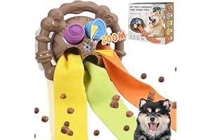 Romicta Pelota de olfateo para Perros, Juguete Interactivo para Perros,Entrenamiento de Comida Lenta para aliviar el aburrimiento y la energía, Juguetes Rompecabezas para Perros