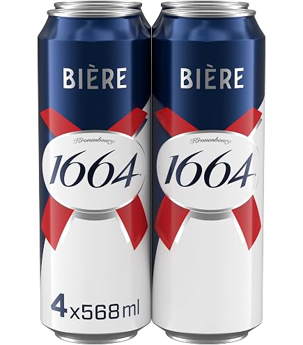 KRONENBOURG Lager 24x 500ml Cans : Amazon.co.uk: Grocery