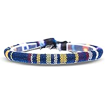 2 Cavigliere SURFER MADE BY NAMI - Regolabili, Impermeabili, Fatte A Mano, Per Spiaggia E Festival (Nero/Rosso)