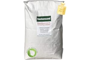 Anbobo Müller GmbH - Filtersand/Filterkies/Kristallquarzsand/Quarzsand für Sandfilteranlagen - 25 KG - 0,4-0,8 mm - Deutsche Produktion