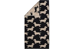 Cawö Handtücher WE Love Dogs 6246 Schwarz-Beige - 93