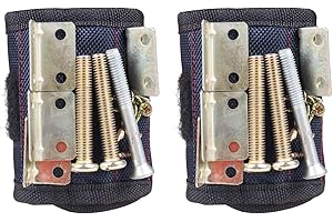 EHDWXVZM 2 Pieces Magnetic Wrist Strap, Magnetic Tool Holder, Portable Magnetic Tool Wrist Strap, Tool Magnetic Strip, Stationary Tool Wrist Strap