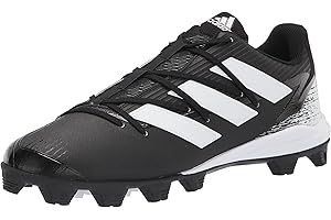 adidas Crampons de Football Americain Afterburner 8 MD Moulés Noir