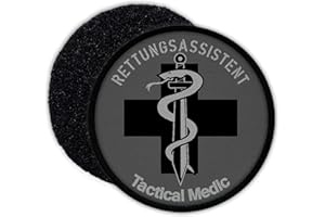 Copytec Patch Rettungsassistent Aufnäher Klett Sanitäter Polizei Bundeswehr BW. #32618