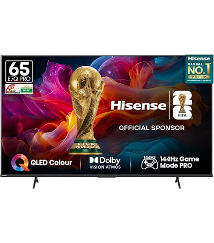 Hisense 189 cm (75 Inches) 4K QLED Mini-LED Smart TV | 900 NITS