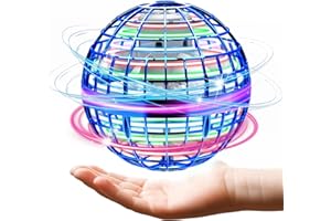 LSHFJND Fliegender Ball, Flying Orb Ball Hover Ball Für Kinder, Handgesteuerter Schwebender Ballspielzeug, Fliegender Fidget Spinner Mit Magischen Lichtern, Mädchen Und Jugendliche Von 6-10 Jahren Spielzeug