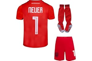 Mokiss Deutschland Neuer Kinder Torwart Trikot Fußball #1, Neu Saison, Shorts Socken Torwarttrikot