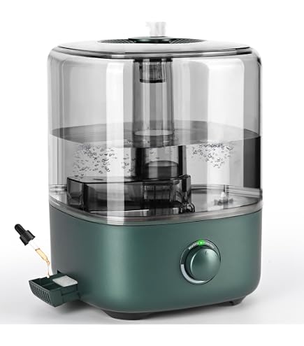 Humidificateur XXL Aquahome - 24L Pour Grands Espaces Jusqu'à 120m² Avec Timer Et Aromathérapie