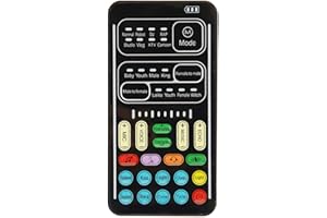 PUSOKEI Voice Changer, Portable Voice Changer Sound Effects Machine with 8 Sound Effect, One Click Live Broadcast Voice Disguiser for PS4/Xbox/Switch/Tablet/Computer(BT 5.0)