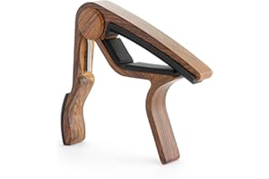 TIGER MUSIC Tiger Guitar Capo - Trigger Capo - Dark Wood
