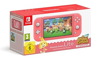 Nintendo Console Switch Lite + Animal Crossing: New Horizons (corallo)