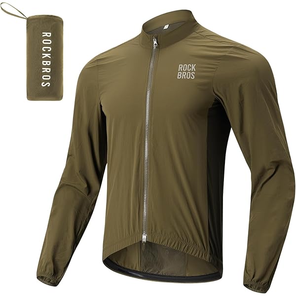 ROCKBROS Giacca Sportiva da Ciclismo, Giacca Traspirante Antivento, Asciugatura Rapida, per Primavera Autunno, Design 3 in 1, Uomo Donna