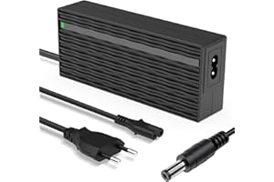 Honszex Chargeur Trotinette Electrique, Chargeur 42V 2A pour Trottinette électrique, Velo Electrique, Draisienne Electrique Adulte, Chargeur Universel à Batterie au Lithium 36V, DC5.5 * 2.5/2.1mm