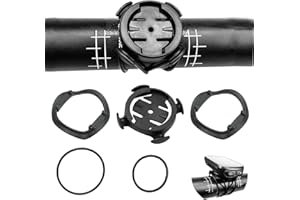 DMSGJYP Quarter-turn Bike Mount Compatible with Garmin, Out Front Bracket of GPS Cycling Bicycle Computer, Bicycle Mount Stem for GARMIN XOSS G/G+ iGPSPORT Bike GPS Computer(Black)