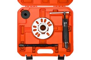 CHERIKIU 10T Hydraulischer Radlager Abzieher, 98-125mm Hydraulik Radnaben Antriebswellen Ausdrücker Werkzeug Satz, 3 in 1 Ausdrücker Satz KFZ Hydraulikspindel Radnaben Abzieher für 4-Loch- oder 5-Loch-Räder