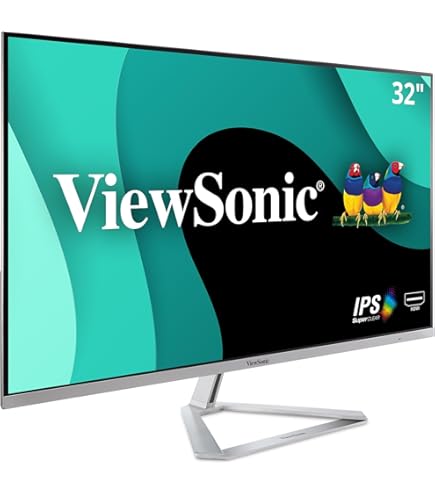 ViewSonic VX3211-2K-MHD 32 Inch IPS WQHD Monitor with 99% sRGB, 87