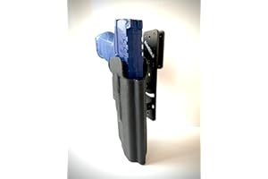 HOLSTERONLINE X-Holster Kydex Walther PDP Holster Pistolenhalfter Verdeckt tragen Jagd / Sportschützen Rechtshänder Multi / OWB /IWB / Kydex Steg