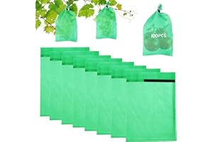 TCCYDM Pack of 100 Grape Protection Bags, 20 x 30 cm, Fruit Protective Bags, Grape Protective Bags, Grape Bags to Protect Against Wasp Birds and Other Insects