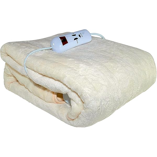 Schallen 120x160cm Soft Heated Warm Throw Over Blanket with Timer and 10  Heat Settings (cream) : Amazon.co.uk: Health u0026 Personal Care