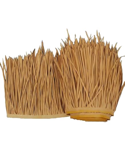 Toit de chaume artificiel pour toit de chaume - Rouleaux de chaume artificiels retardateurs - Décoration de jardin, terrasse, parapluie, clôture, décoration de fête Toit de chaume artificiel pour toit de chaume - Rouleaux de chaume artificiels retardateurs - Décoration de jardin, terrasse, parapluie, clôture, décoration de fête