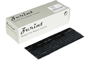 ZERINT TS-815TH Inserto di Stringa per Riparazione Pneumatici 200 mm Sottile Nero 150 Strisce