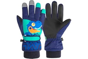 ‎TRIWONDER TRIWONDER Kinder Skihandschuhe, Thermo-Fleece Handschuhe, Warme Winterhandschuhe für Jungen Mädchen