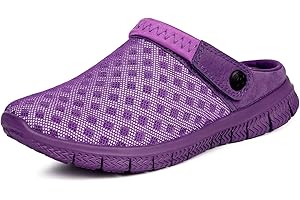 EAGSOUNI Zuecos Hombres Mujeres Unisex Zapatillas de Playa Sandalias Piscina Vernano Zapatos de Jardín Respirable Malla Casual Pantuflas