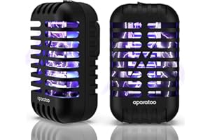 BUBBACARE Insektenvernichter, 2Pack Mückenschutz Elektrischer, 1000V Insektenvernichter Mückenschutz Steckdose UV-Insektenfalle Fliegenfalle, Elektrisch Insekten Mückenfalle Innen für Fliegen, Mücken, Motten