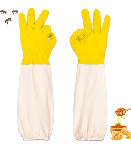 Guanti Apicoltori - Qualità - Guanti in Lattice come Säureschutzhandschuh Bei Reinigungsarbeiten - Taglia 9