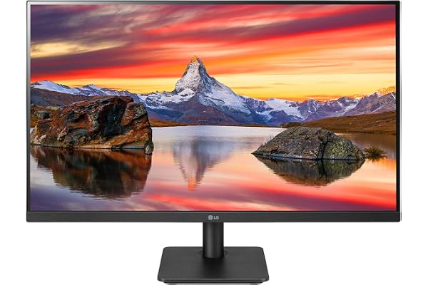 LG Electronics LG 27MP400-B 27' Moniteur bureautique - dalle IPS 5ms 75Hz, résolution FHD 1920x1080, format 16:9, AMD FreeSync, fonctions gaming, inclinable